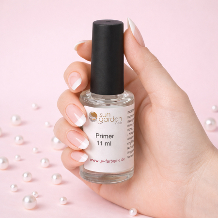 Preview: Kit pour ongles avec gel de construction Milky White 30 ml - Primer - Cleaner 100 ml